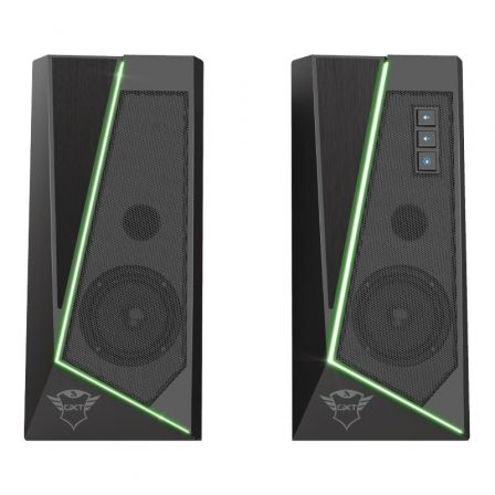 Trust GXT 609 Zoxa Altavoces 2.0 RGB Negro